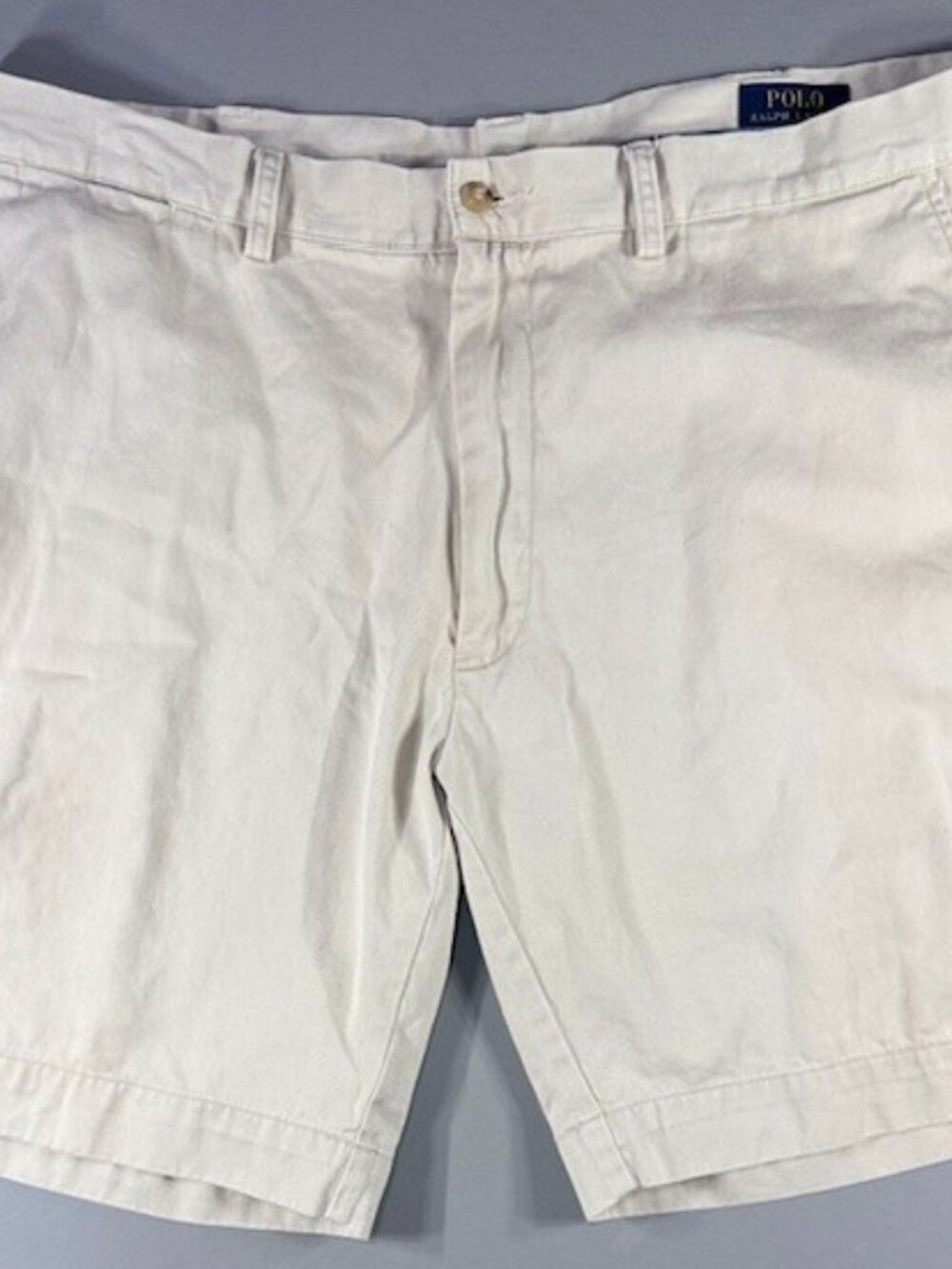 Polo Ralph Lauren Men's Classic Fit 9" Chino Shorts Khaki Cotton Size 40